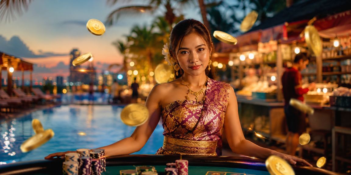 Model memperlihatkan pengalaman bermain kasino online di platform liattogel